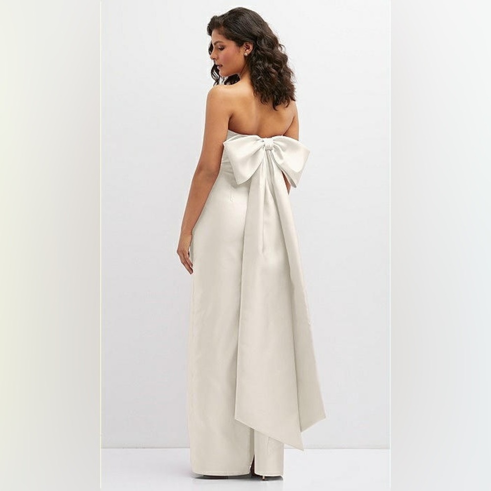 ALFRED SUNG D856 Maxi Dress in Ivory - Picture 3 of 14